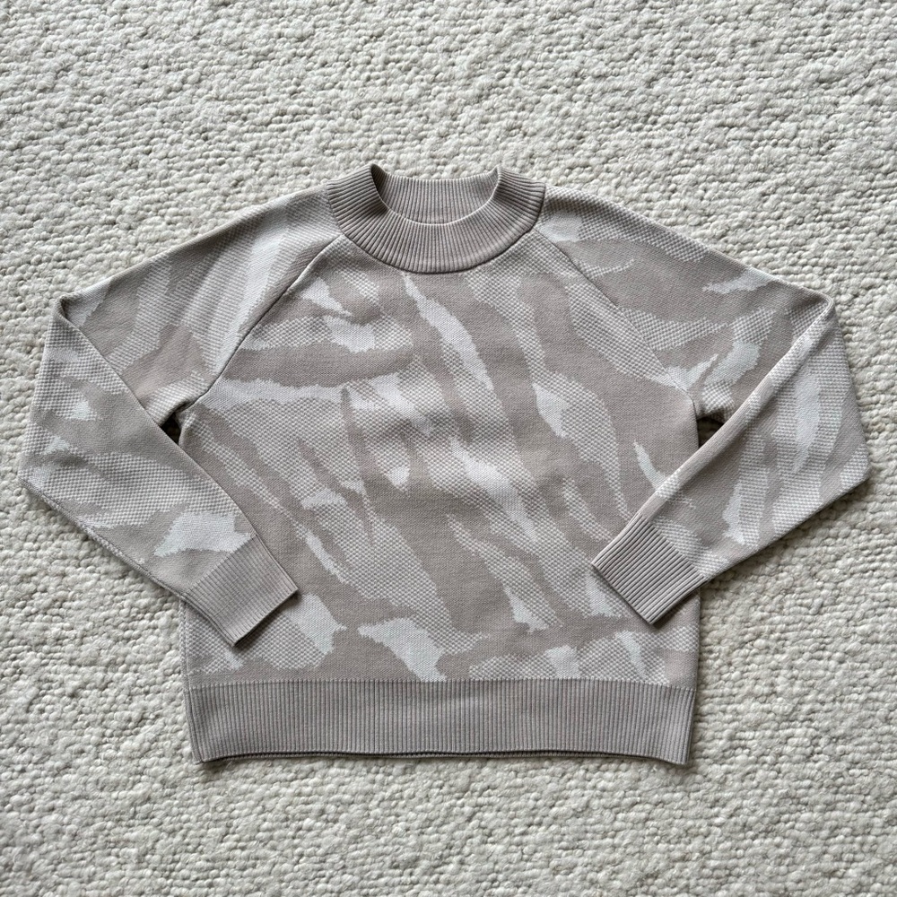 Athleta Jacquard Crew Sweater